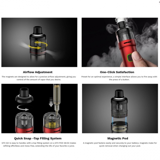 vaporesso gtx go 80 ricambi GTX Go 40 Pod Ricambio Vaporesso