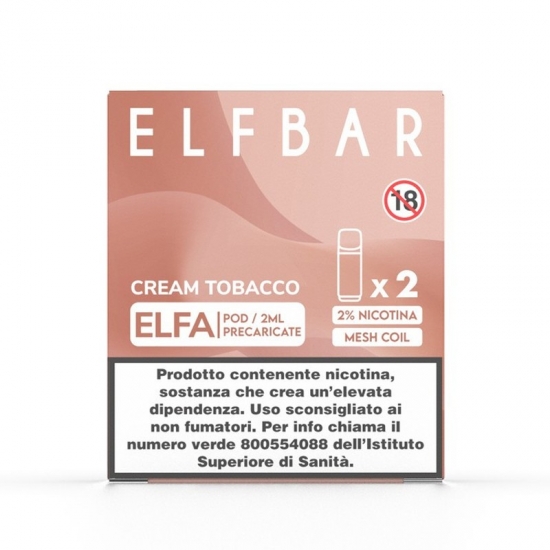 geekvape aegis solo 3 istruzioni Cream Tobacco ELFA Pod Precaricata Elfbar