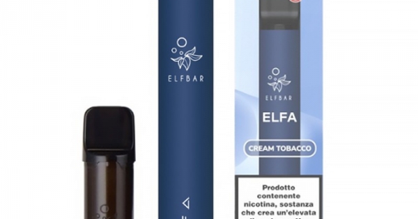 geekvape aegis solo 3 istruzioni ElfBar ELFA Pod Precaricate - Cream Tobacco - 20mg/ml main image 0