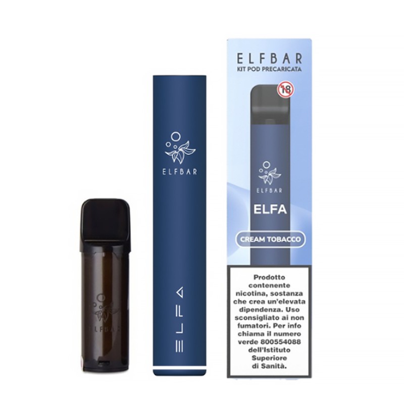 ELFA Cream Tobacco - Elfbar Elfa Ricaricabile