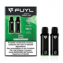 Dinner Lady Fuyl Pod Precaricata - Apple Peach - 20mg/ml - 2pz
