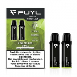 Dinner Lady Fuyl Pod Precaricata - Kiwi Passion Guava - 20mg/ml - 2pz
