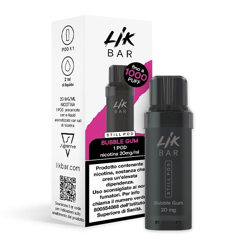Likbar Still Pod Bubble Gum Precaricata 20mg/ml - Svapo Store