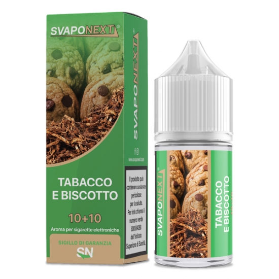 Aroma Shot Tabacco e Biscotto 10ml Svaponext
