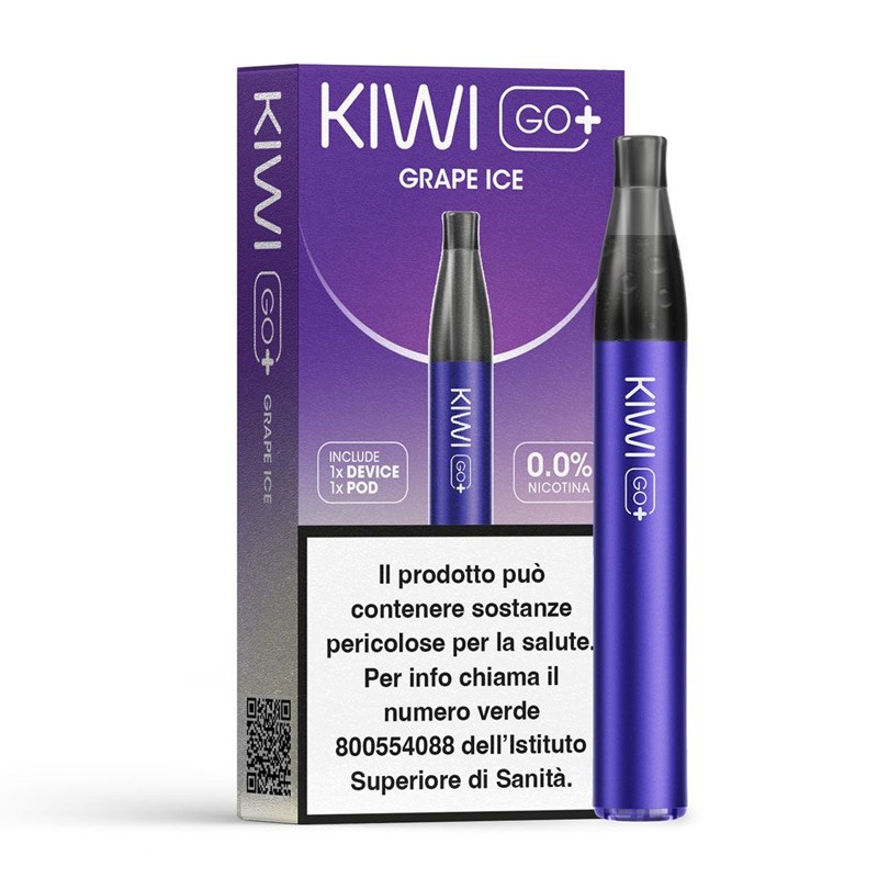 Kiwi Go+ Grape Ice Starter Kit Ricaricabile