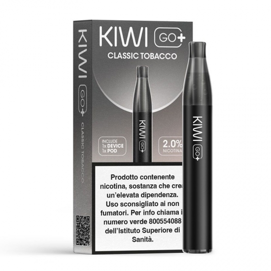Kiwi Go Plus Classic Tobacco Starter Kit Ricaricabile