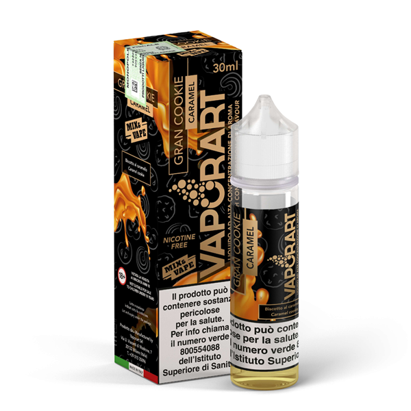 Vaporart Gran Cookie Caramel Mix & Vape 30ml ✓ Svapo Store