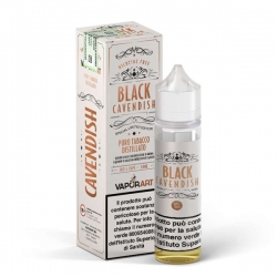 Vaporart Black Cavendish - Puro Tabacco Distillato - Mix and Vape - 30ml