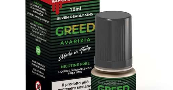 VaporArt Greed Avarizia 10ml: Liquido pronto - Svapo Store VaporArt Greed Avarizia 10ml: Liquido pronto - Svapo Store