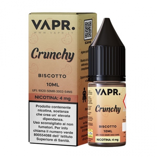 geekvape aegis solo 3 istruzioni VAPR. Crunchy Liquido Pronto gusto Biscotto 10ml