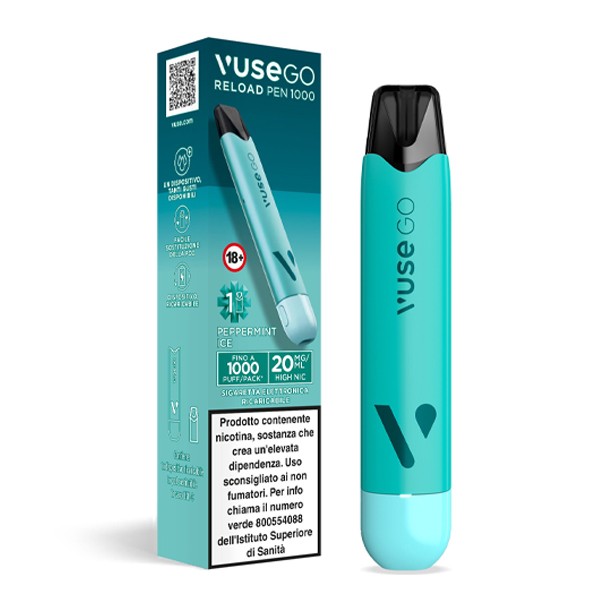 Vuse GO Reload Pen Kit Peppermint Ice Ricaricabile