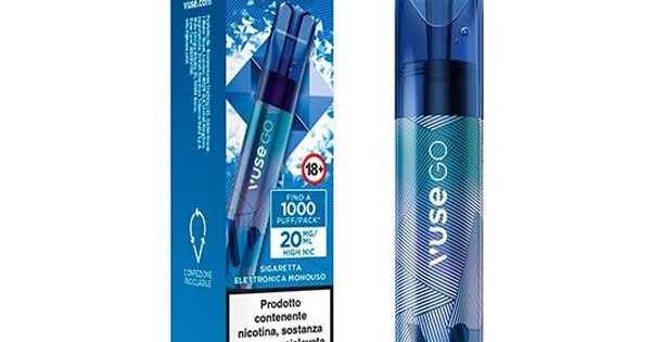vuse go mirtillo Vuse GO Pen Blueberry Ice Sigaretta Monouso 1000 puff