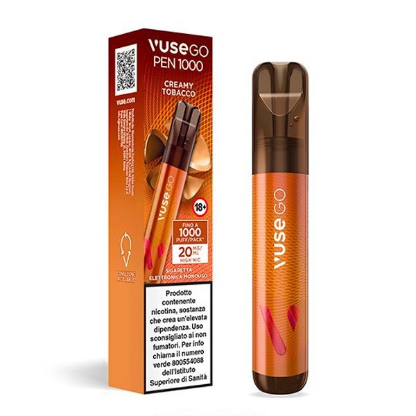 Vuse GO Pen Creamy Tobacco Usa e Getta 1000 puff