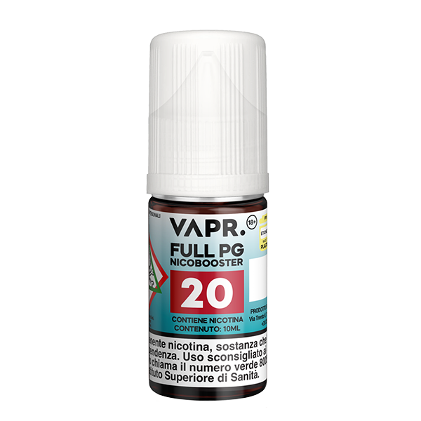 Nicobooster - Base con Nicotina 20mg/ml 100VG VAPR. - Svapo Store