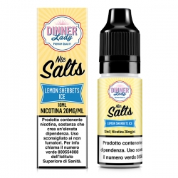 Dinner Lady Nic Salts Lemon Sherbets Ice - 10ml
