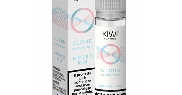 liquido sigaretta elettronica zucchero filato Kiwi Cloud Zucchero Filato Aroma shot 10+10