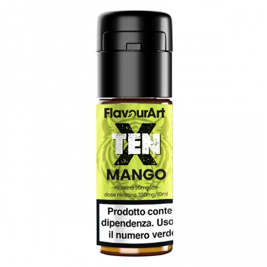 Flavourart TENX NicSalt Mango Liquido Pronto 10ml - Svapo Store
