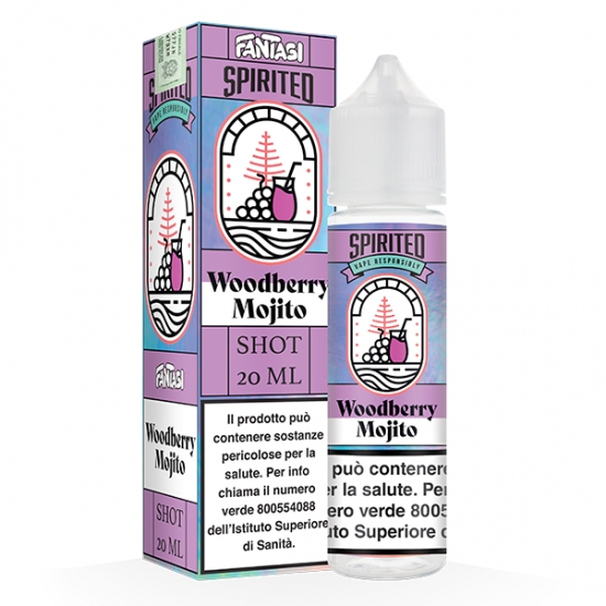 Fantasi Spirited Woodberry Mojito - Vape Shot 20ml - Svapo Store