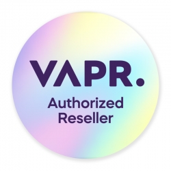 VAPR. Adesivo da vetrina rotondo - 1pz