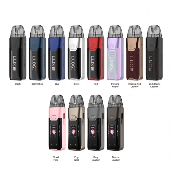 vaporesso luxe xr max 2 imperial red leather Vaporesso LUXE XR Max 2 Pod Mod - Vape Pod Kit
