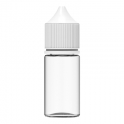 Chubby Gorilla - Flacone Unicorn Trasparente 30ml - Short - Tappo bianco