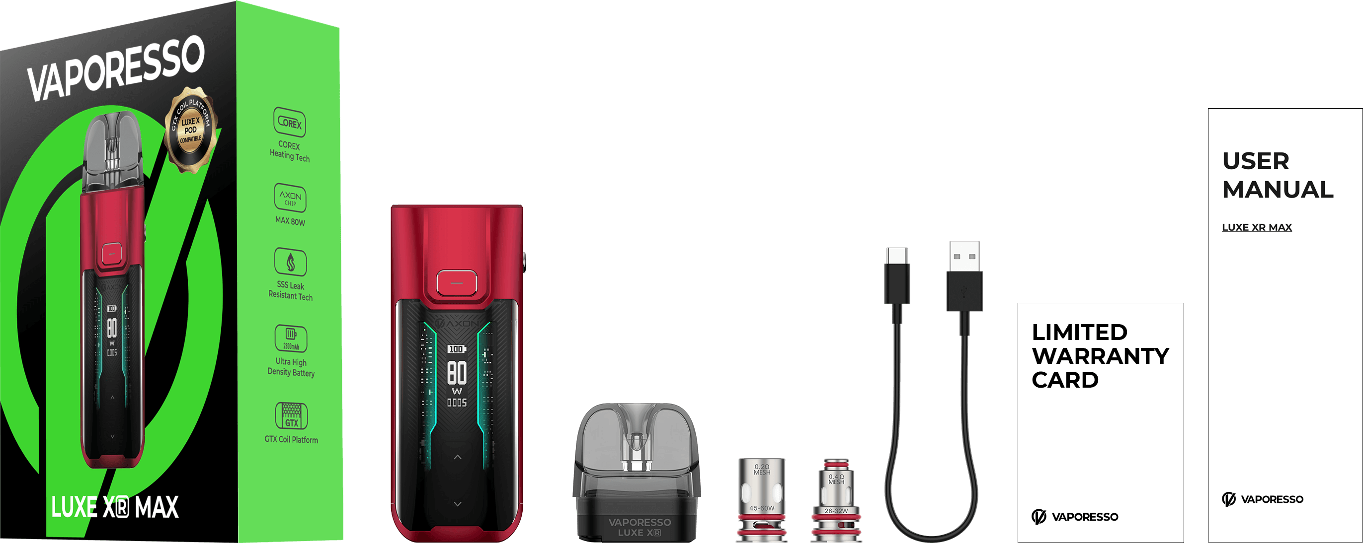 vaporesso luxe xr max leather version Vaporesso main image 1