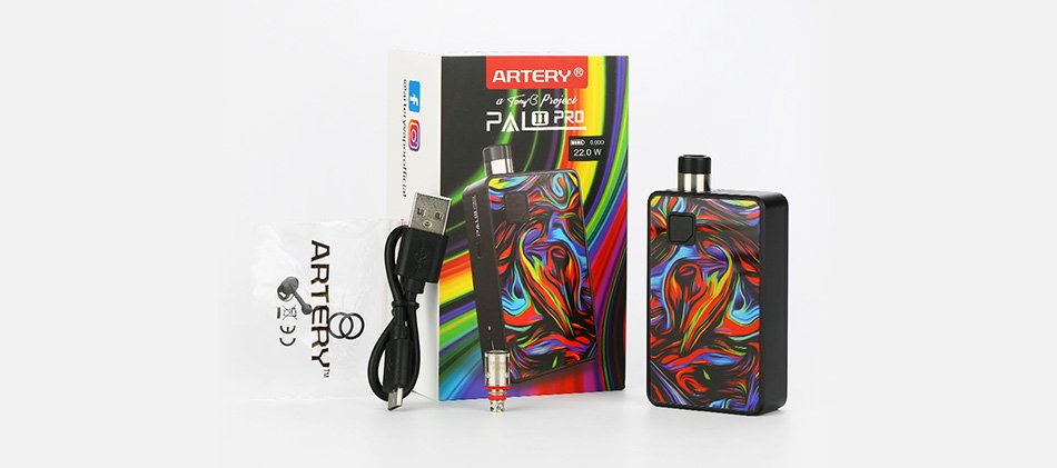 Artery Pal 2 Pro Pod Kit 1000mah Price Hot Original Artery PAL 2 Pro Pod Kit  MTL & DTL E-cig Vape Kit With 1000mAh Batt Australia For Sale