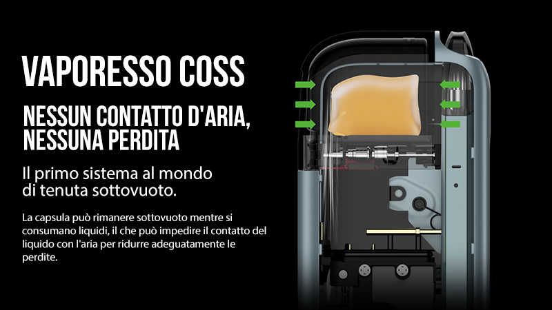 Vaporesso Coss Kit con Power Bank